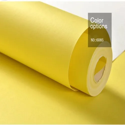 Colomac Нетканые Современные 3D однотонные обои в рулонах для учебы, для гостиной, детской спальни, обои оранжевые, зеленые, желтые, синие - Цвет: 6085