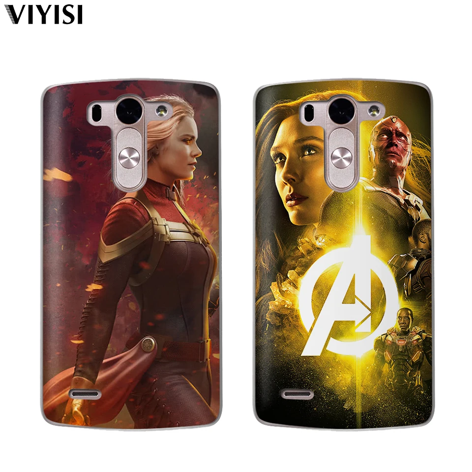 

For LG G6 Q6 G3 G4 G5 G7 XPower 2 V30 Q8 K7 K8 K10 2017 XScreen Etui Marvel Avengers Iron Man Captain America Coque Phone Case