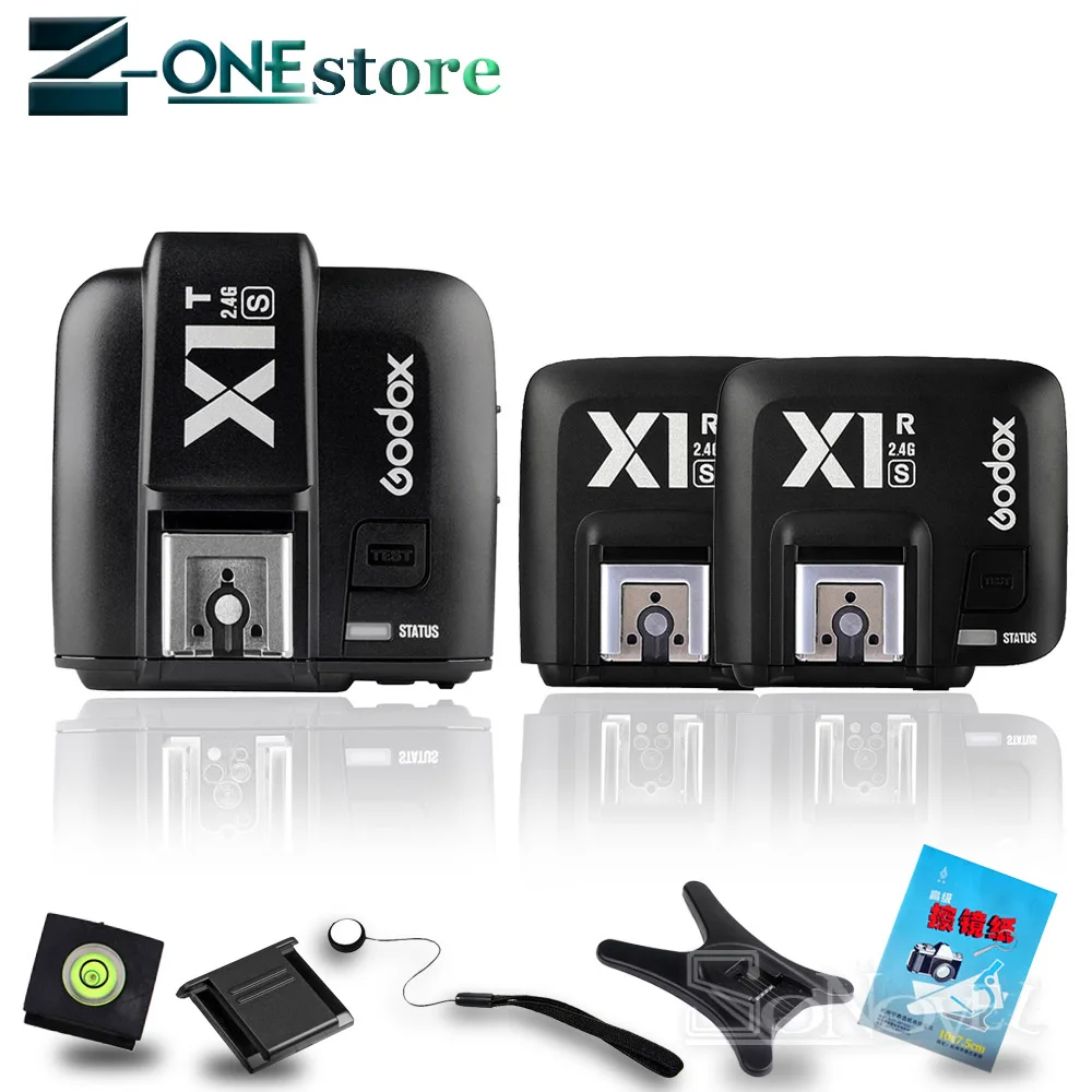Godox X1S X1T-S LCD Panel TTL 2.4 G Wireless Transmitter Flash Trigger + 2 x X1R-S Receiver for Sony A58 A7RII A99 A7R A6300 | Электроника