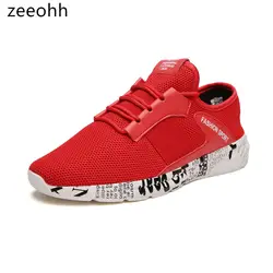 Zeeohh/осень 2019 г. модная повседневная обувь весна новые удобные кружево до Спортивная для мужчин туфли без каблуков tenis masculino adulto