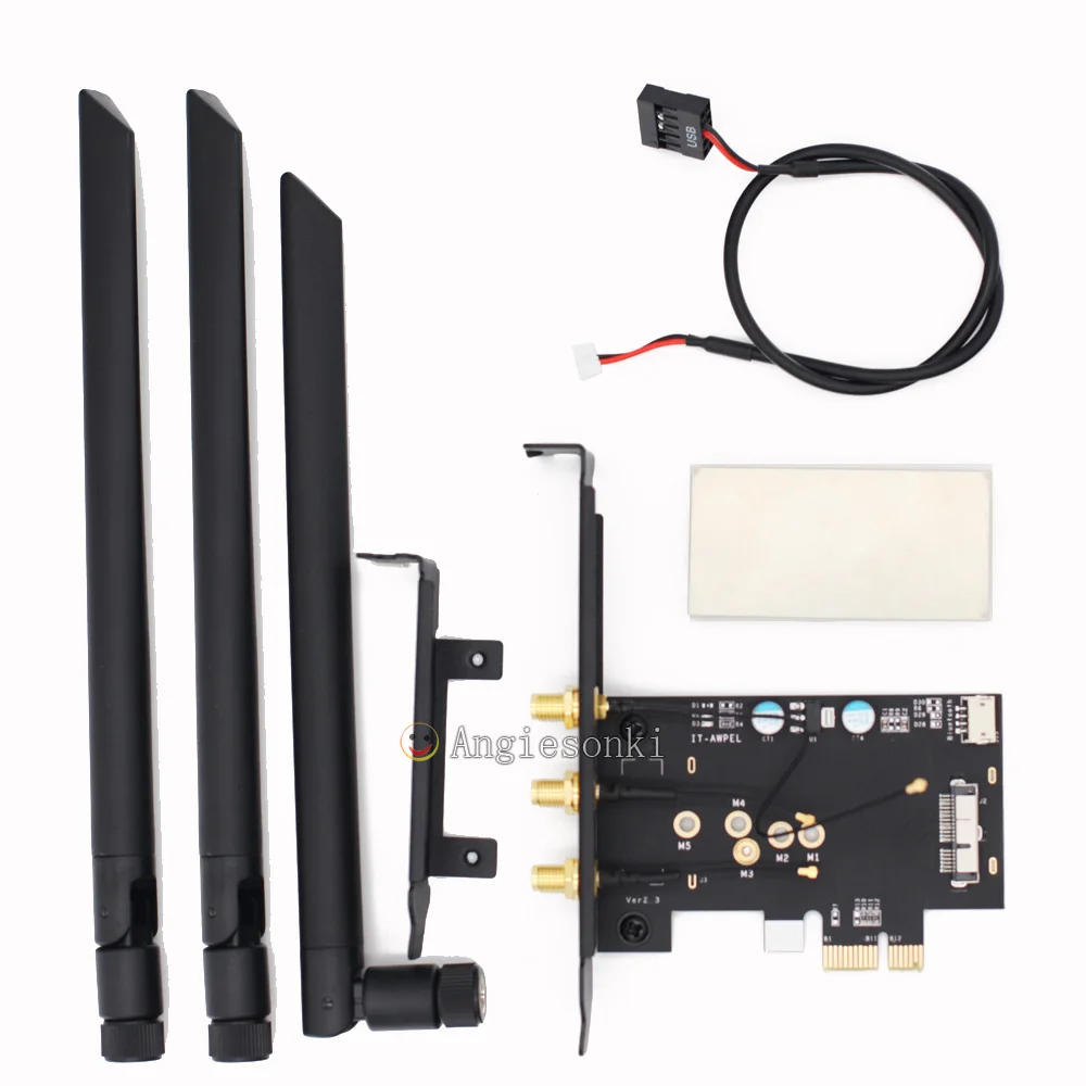 WLAN карта для PCI-e 1x 16x Настольный ПК wifi WLAN карта адаптер для AP. Pl WLAN wifi карта(BCM94360CSAX/BCM943602CS/BCM94331csa