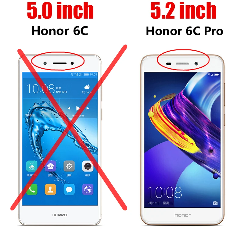 Чехол с полным покрытием 360 градусов для Huawei Honor 6C Pro чехол Honor6c 6 c / V9 Play закаленным