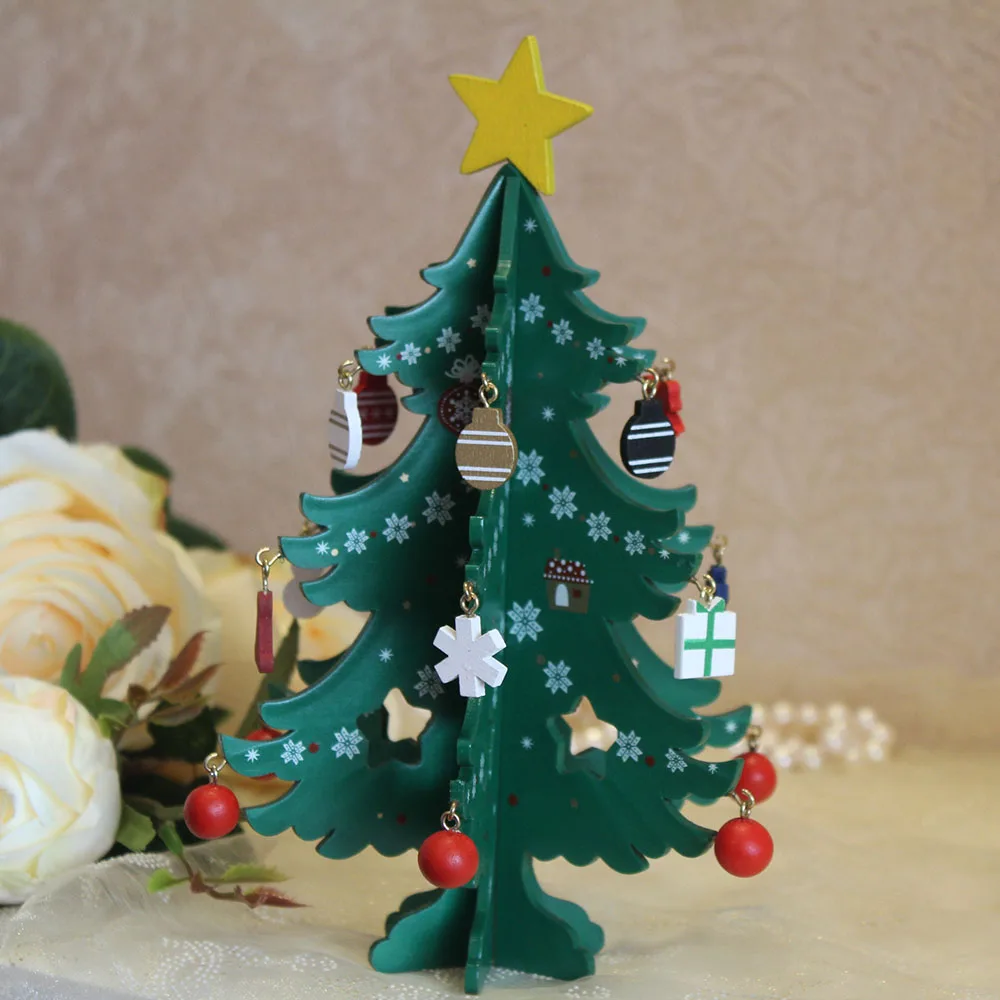 

Fashion Magic Mini Christmas Tree Festival Decorations For Home&Office Party Ornaments Decor Xmas New Year Gift SuppliesP10
