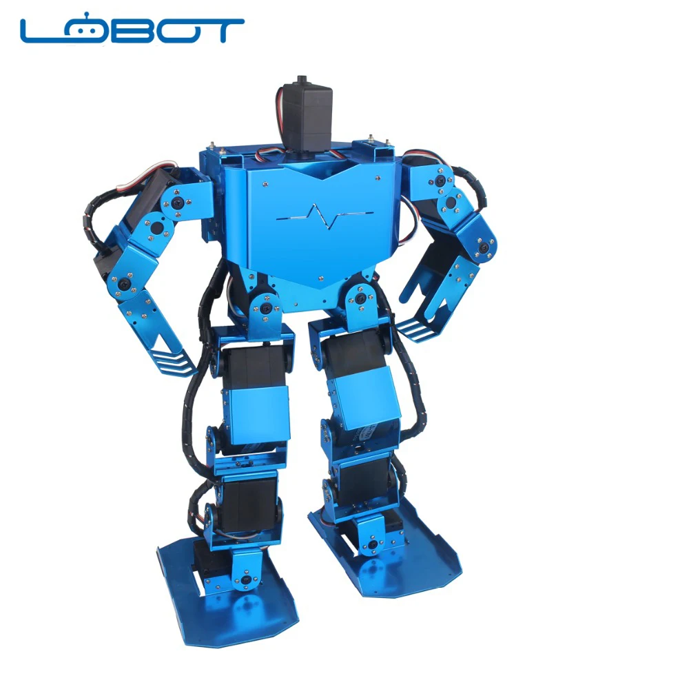 LOBOT 17 DOF робот H3.0 Biped двуногих человека Алюминий аниме Рисунок кадра комплект RC