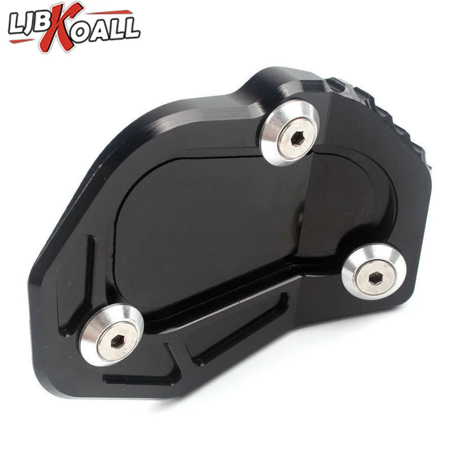  CNC Aluminum Motorcycle Side Kickstand Stand Extension Plate Side Stand Enlarger Pad For BMW R NINE