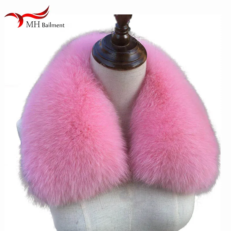 Женский и мужской меховой шарф зимний пуховик большого размера с воротником из