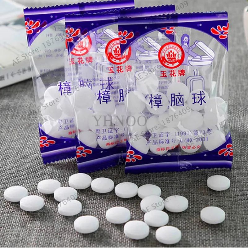 Buy 18pcs/bag camphor ball wardrobe mothproof mildew