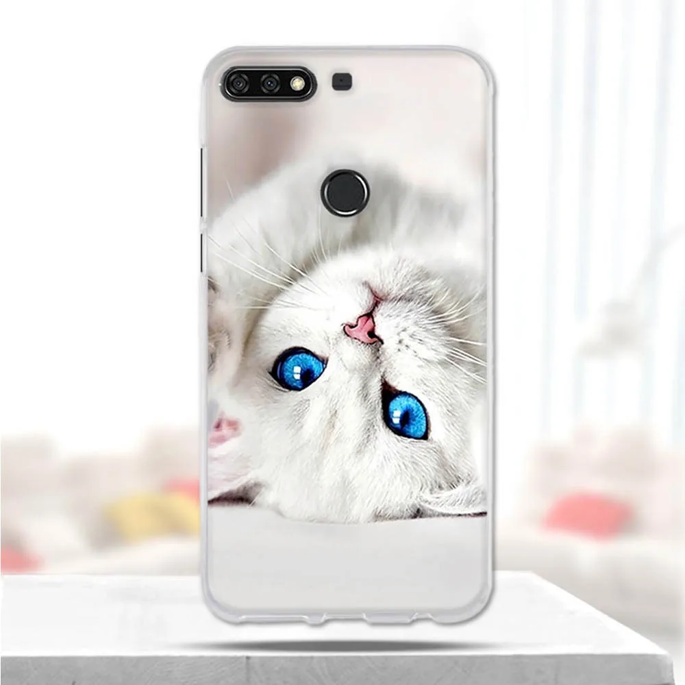 Чехол для Huawei Honor 7C чехол 5 99 дюйма мягкий силиконовый из ТПУ Enjoy 8 / Nova 2 Lite Y7 2018