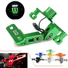 Держатель номерного знака мотоцикла кронштейн cnc с светодиодный Белый свет для KTM RC8 RC8R RC125 125 Duke 990 SMR/SMT Super Duke