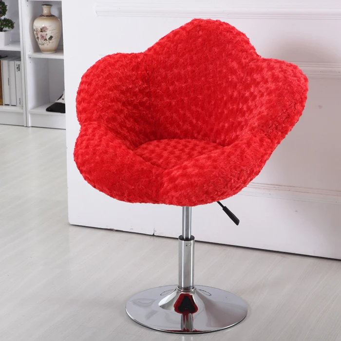 Луи Мода подъемный цветок тип стул вращающийся стул Бытовая ткань стул прекрасный досуг барный стул