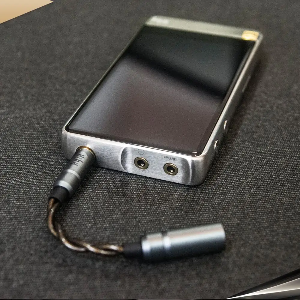 HiBy 4 4mm Impedance Adapter for Swappable plug connecting Headphones Compatible with 4 4mm 2 5mm Headphone Jack R6PRO
