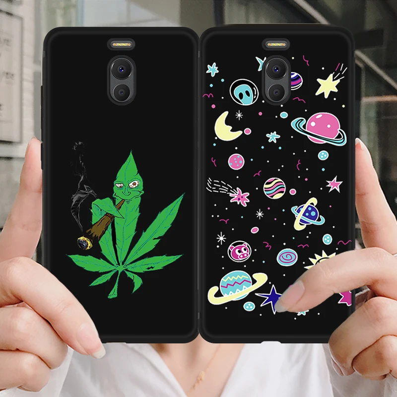 Матовый чехол накладка для Meizu 16th 16X M5 M6 Note M5C M5S с холодным космическим сердцем 16