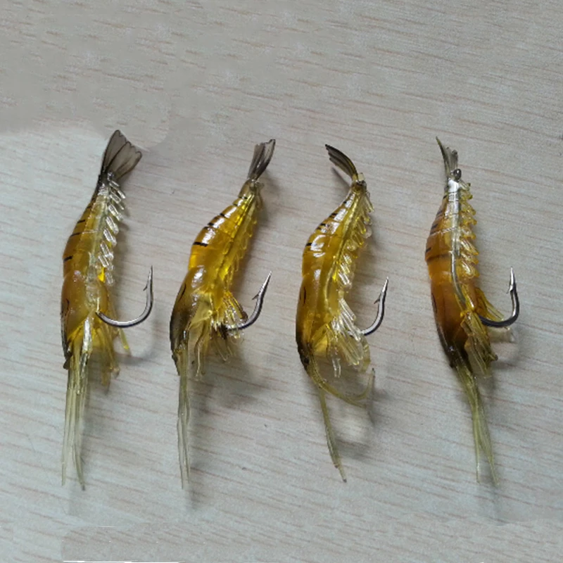 

YeMuLang Brand 9cm/5g Fishing Lure With Hook Wobbler Isca Artificial Shrimp Soft Bait Lure Pescaria For Fishing Tackle Crankbait