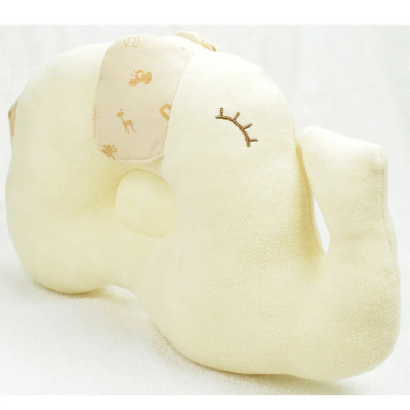 Детские подушки фигуры животных младенческой Подушка Предотвращение плоской головкой новорожденных подголовник сна позиционер для Анти