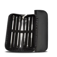 Пятна Прыщи удаления угрей Пинцет акне иглы Набор пор инструмент для очистки пор от угрей инструменты для ухода за кожей P1