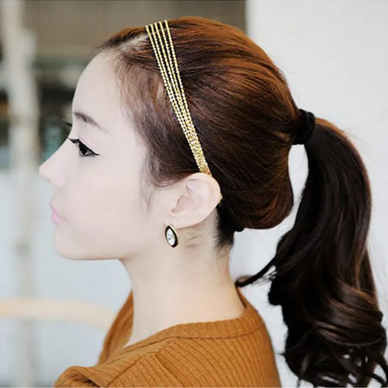

OTOKY Fashion New Women Tassels Head Chain Jewelry Headband Party Headpiece Hair Band Hair Jewelry May23
