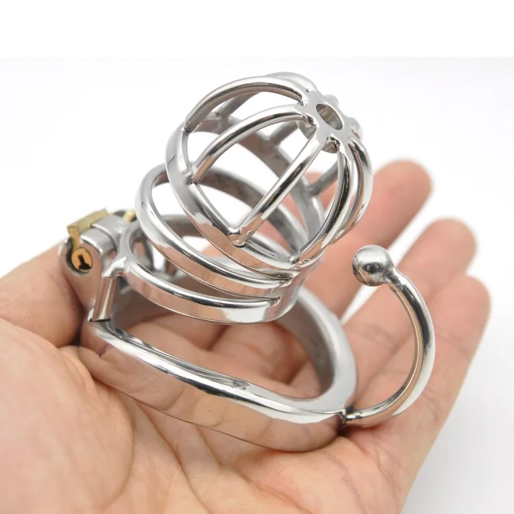 Stainless-Steel-Male-Chastity-Small-Cage-with-Base-Arc-Ring-Devices-C275 (1)
