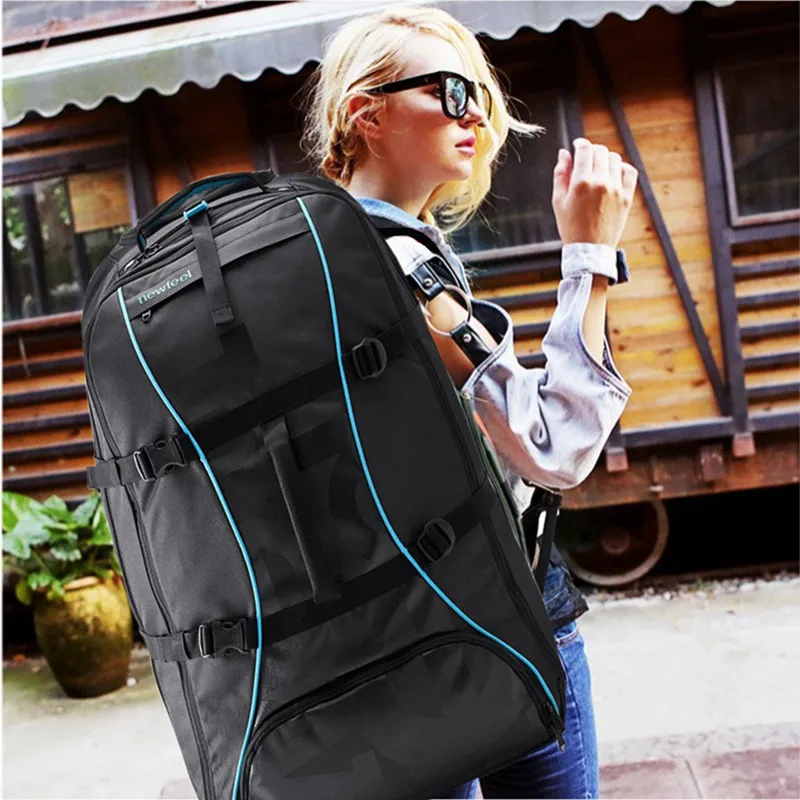 

Overseas ultra-light large capacity Trolley case,Multi-function luggage,32-inch zipper suitcase,Double shoulder trunk bag,valise