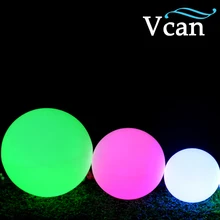 20 см Батарея пульт дистанционного управления беспроводной, со светодиодной подсветкой шарики для события или свадьбы; VC-B200