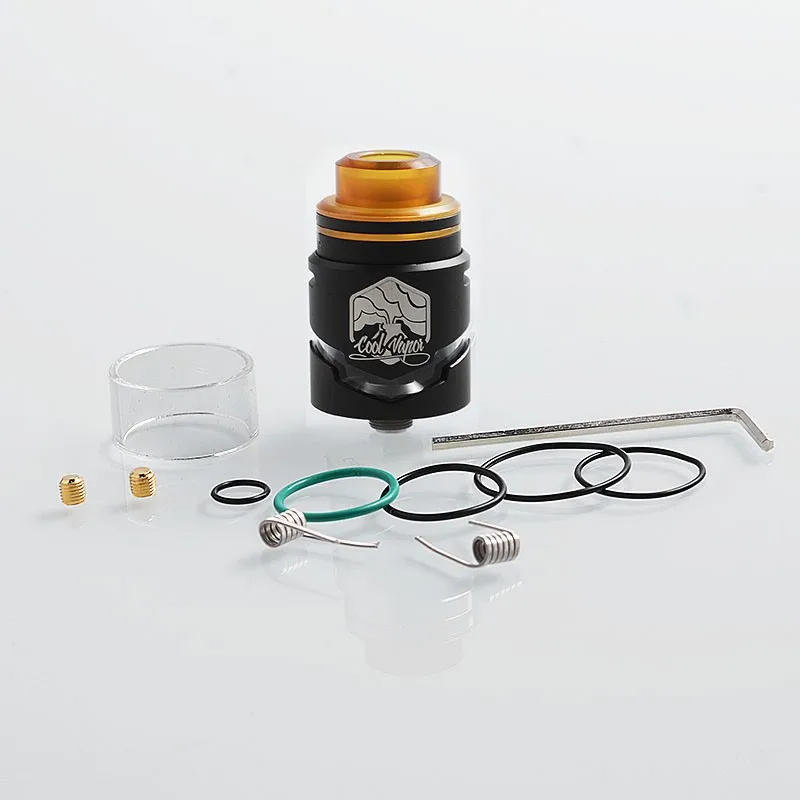 authentic-cool-vapor-cavalry-rdta-rebuildable-dripping-tank-atomizer-w-bf-pin-black-stainless-steel-3ml-245mm-diameter (5)