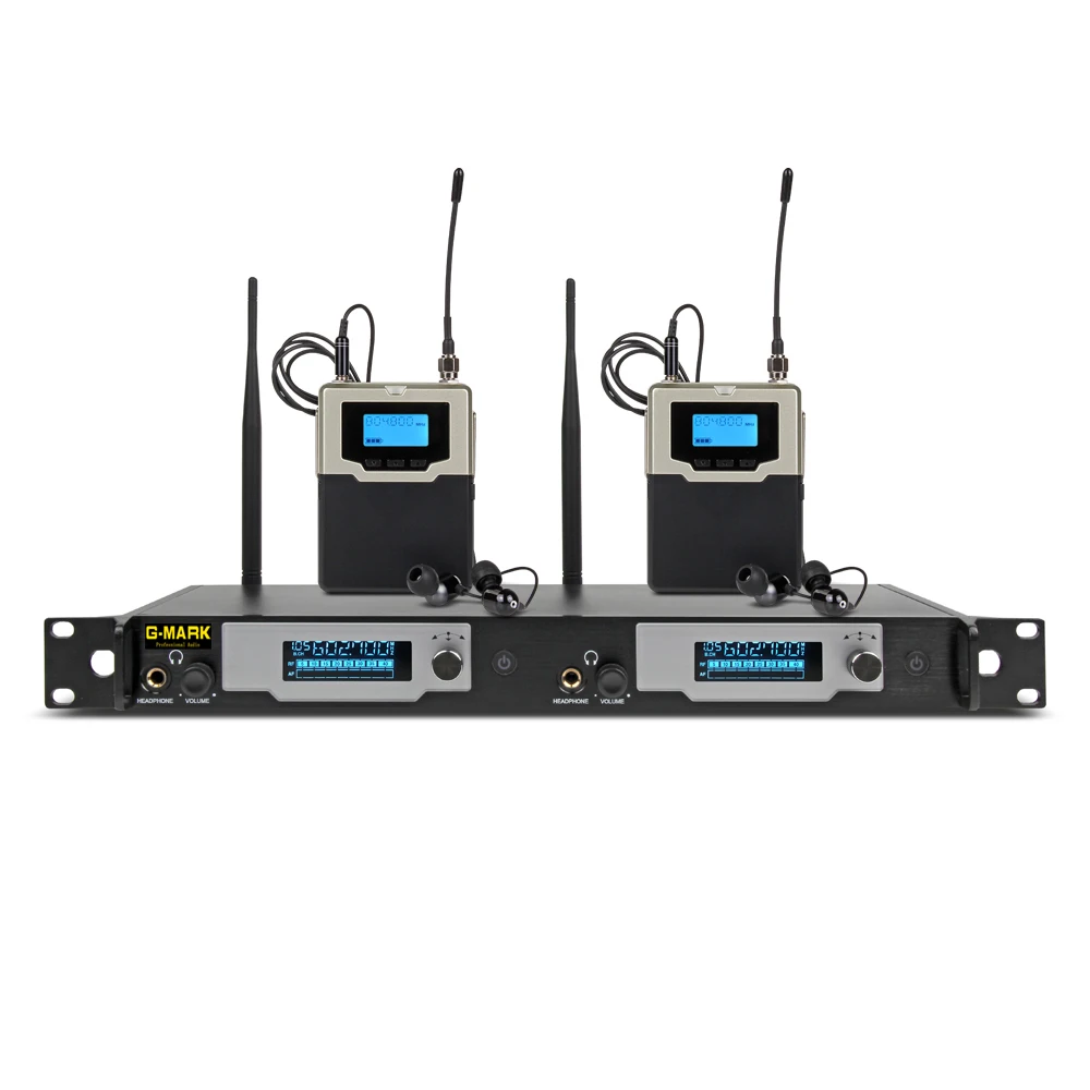 G MARK PSM2000 Профессиональный живой микрофон беспроводной мониторинг в ухо монитор