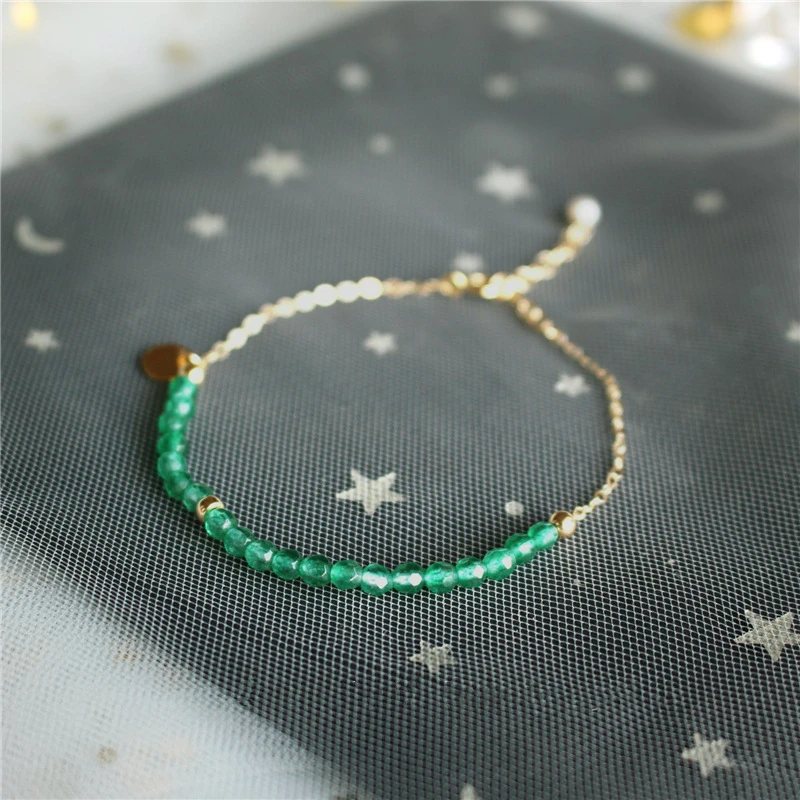 

Personalized Handmade Natural crystal beads Bracelets Elegant Customize Gold Wrap Fillde Bangles Charm Vintage Jewelry for Women