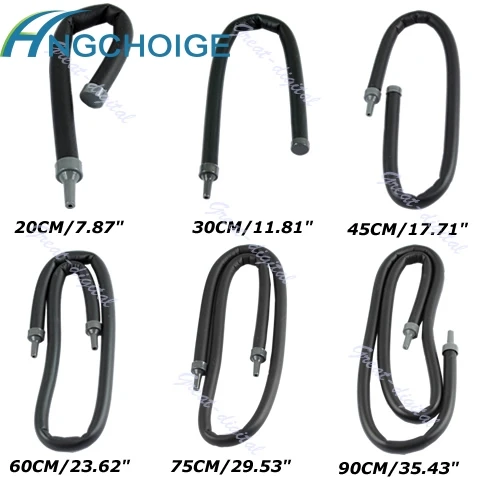 

1PC RUBBER Aquarium Flexible Air Curtain Diffuser Tube Tubing Pump Stone 20-90cm APR11