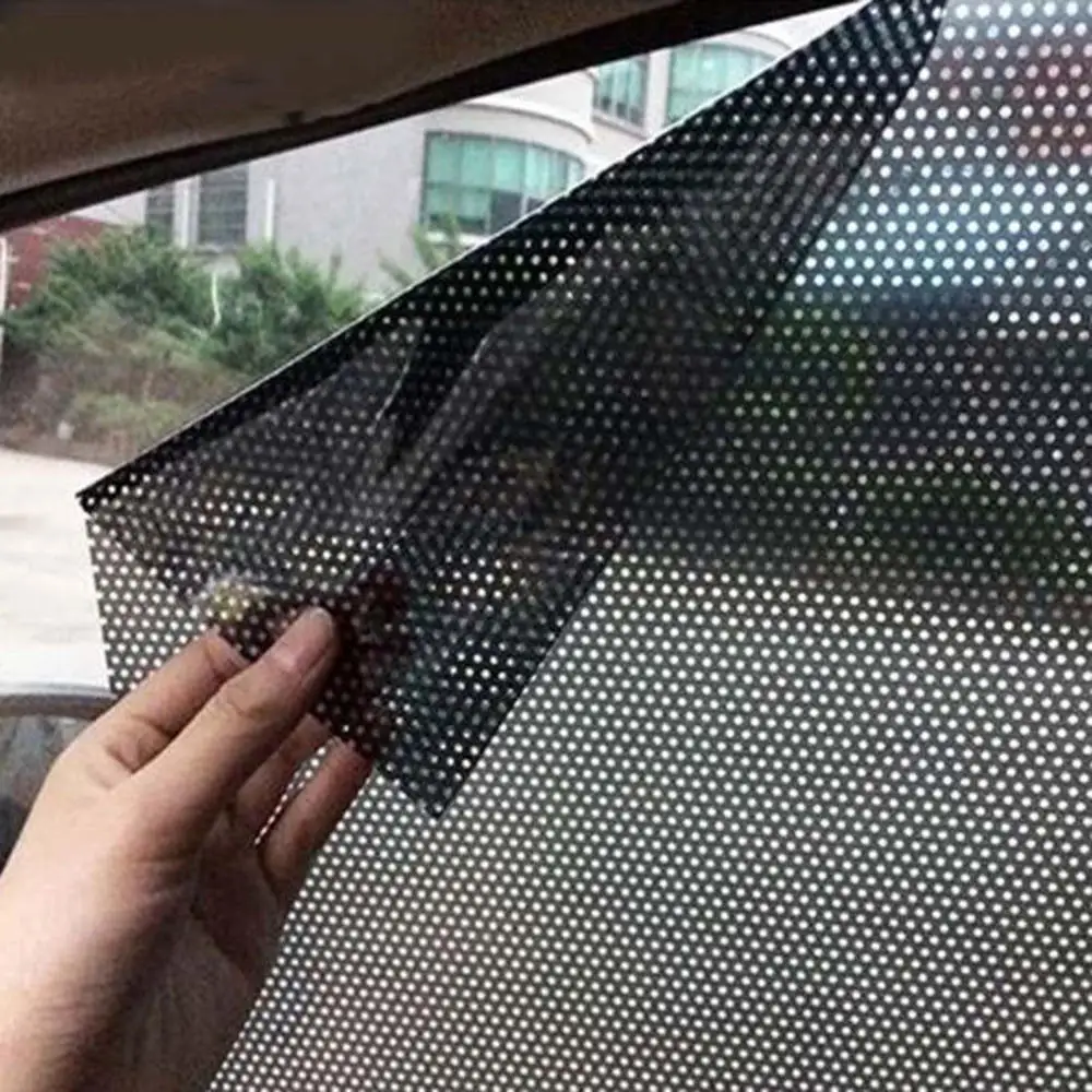 2 шт. авто боковое окно сетка пленка ветровое стекло сетка защита от солнца наклейка УФ защита автомобиля статический Зонт 42 см* 38 см