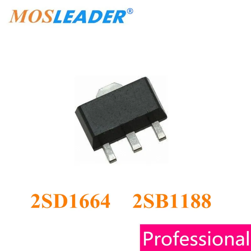 Mosleader 2SD1664 2SB1188 SOT89 1000PCS NPN PNP высокое качество | Электроника