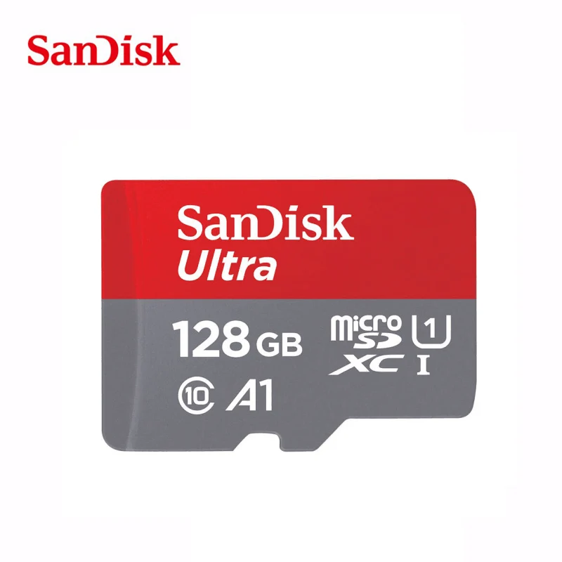 Карта памяти SanDisk 16 ГБ 32 64 128 100 МБ/с./с UHS I TF Micro SD карта класс 10 Ultra SDHC SDXC|micro sd card