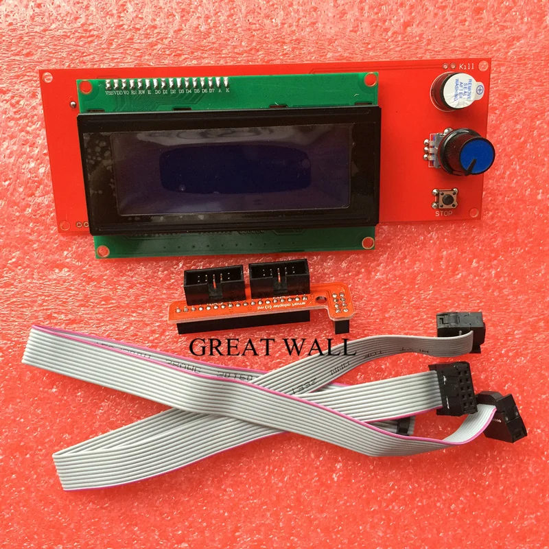 Promotion 3D Printer Kit Reprap Smart 3D Printer Parts Controller Display Reprap Ramps 1.4 2004 LCD LCD 2004 Control
