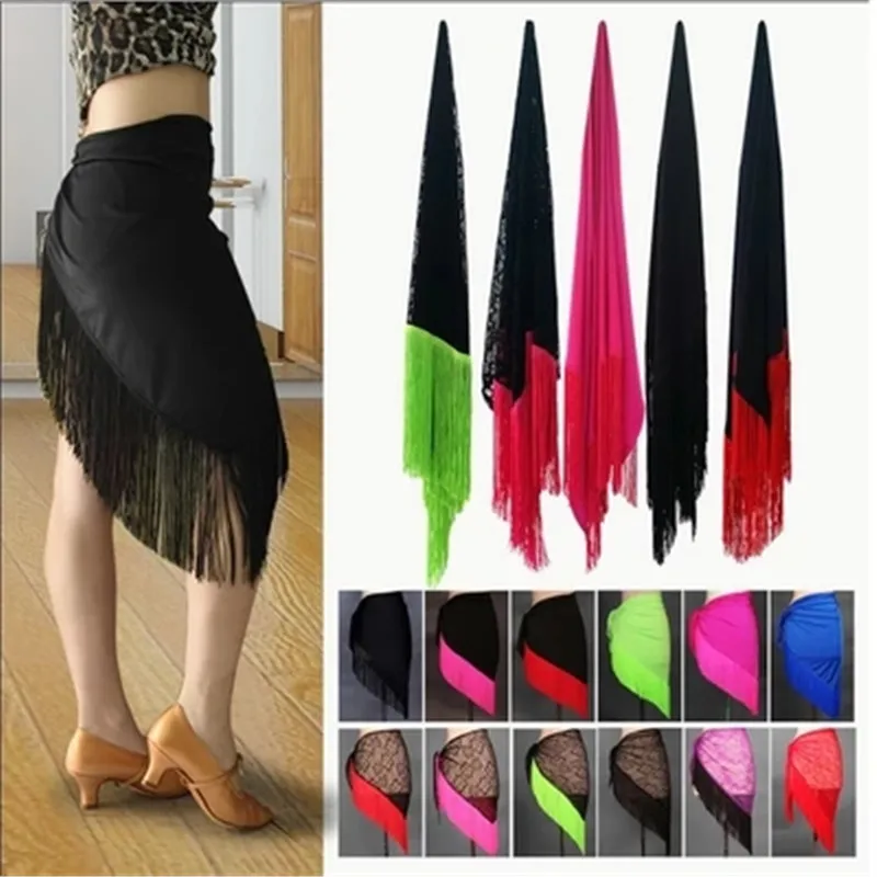 Юбка Детская для латиноамериканских танцев 15 цветов|latin dance skirt|ladies latindance skirt |