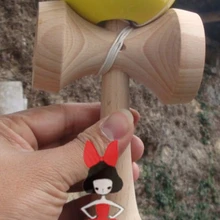 King меч умение мяч jumbo образования весело взрослых профессиональных Kendama 50 шт./лот полный PU краска/только шар с pu краски