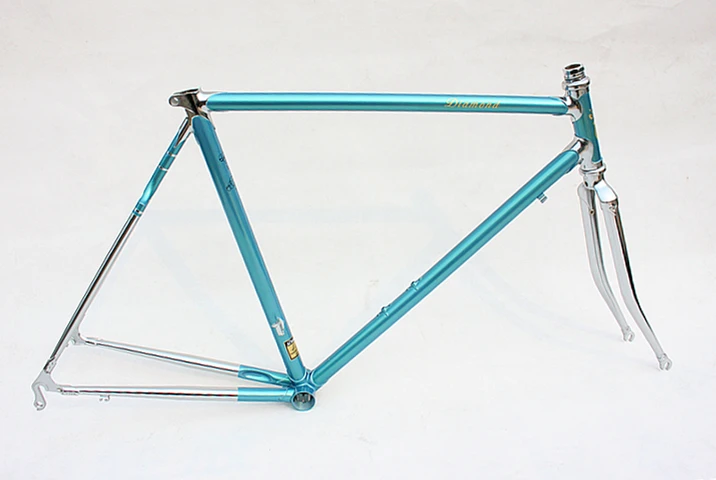 Excellent Vintage steel road bike frame/front fork retro bicycle Reynolds 525/725/853 frame bicycle accessories Custom frame 14