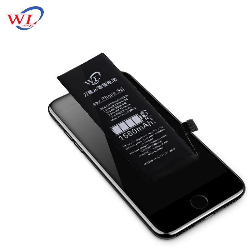 

Factory Store WL Phone Battery For Apple iPhone 5S 100% Capacity Cell bateria 0 Cycle Replacement Batteries For iPhone 5S