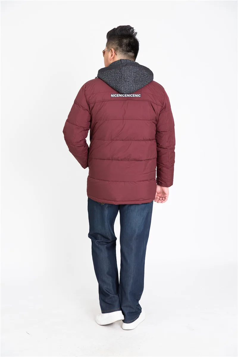 Новое поступление, зимняя комбинированная цена, мужской пуховик, куртка высокого качества, с капюшоном, Повседневная мода, большие размеры, XL-13XL, 168