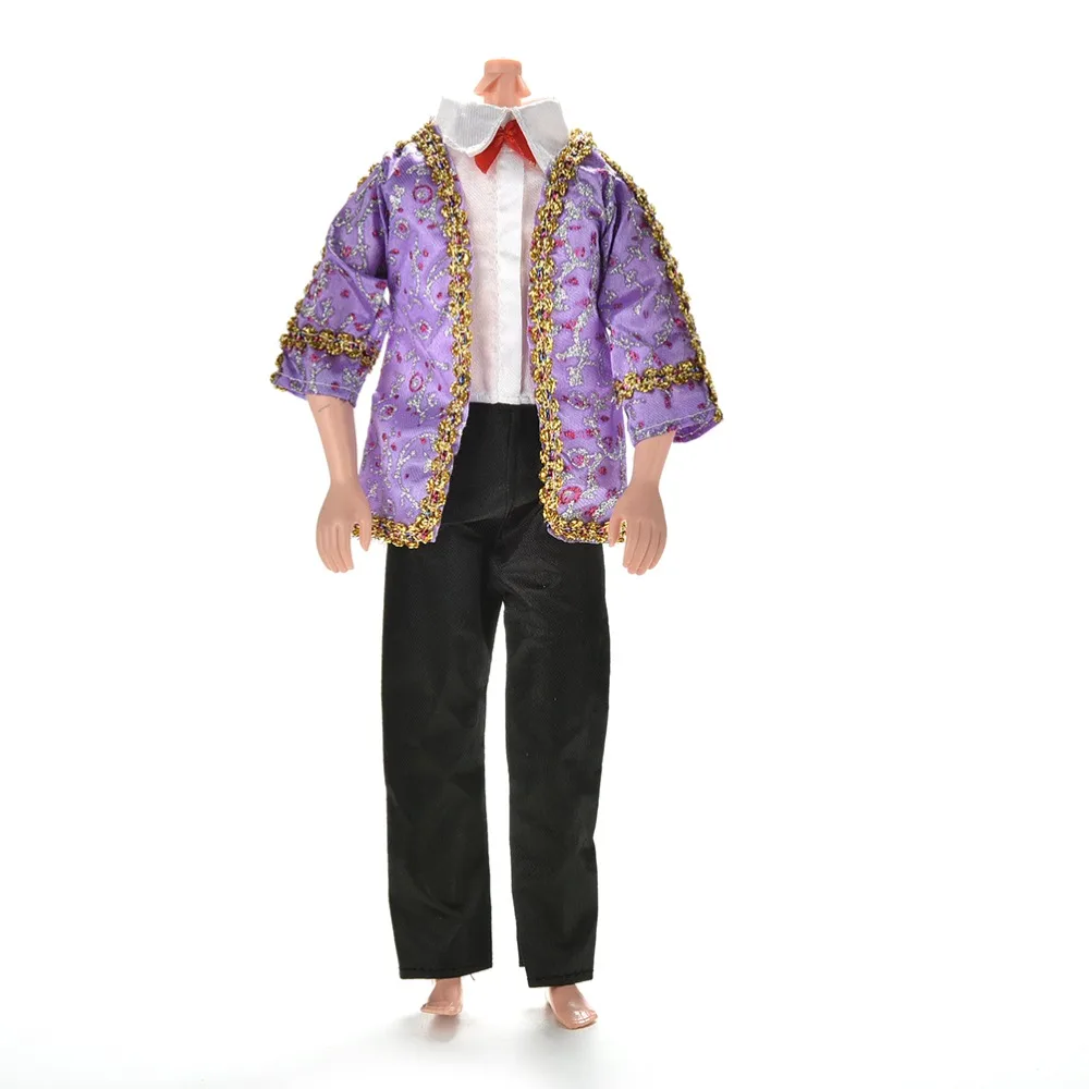 

MYPANDA 3 Pcs/Set Clothes for Prince Ken Handmade National Costume Fashion Outfit Color Random