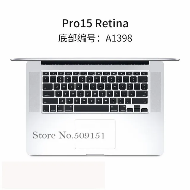 Американская пленка для клавиатуры из ТПУ кожи протектор для Apple macbook Air Pro с retina 11 12 13 15 17 Touch Bar 13,3 15,4 беспроводной волшебный ТПУ - Цвет: Pro 15 Retina A1398