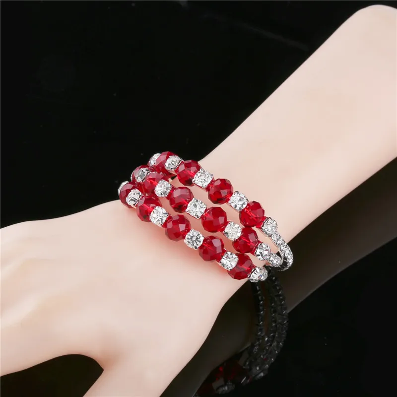New Women's Fashion Rhinestone Bracelet Vintage Exquisite Shining