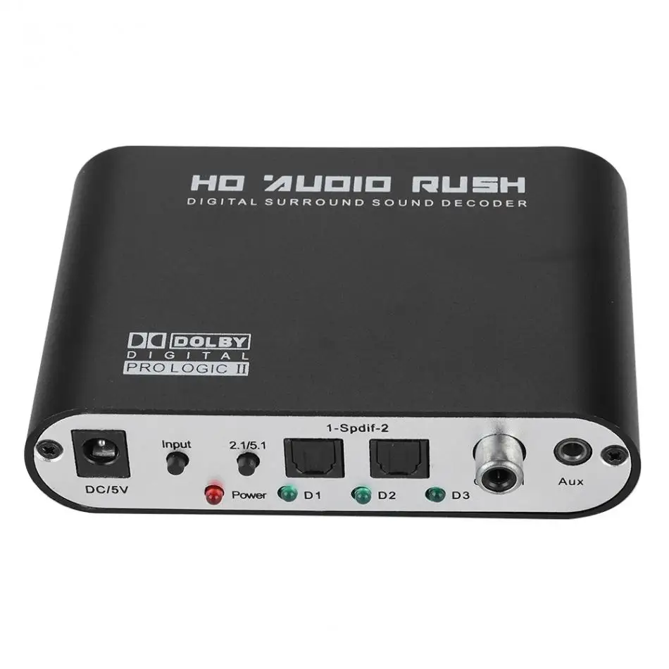 120dB SNR цифро-аналоговый аудио конвертер аналоговый R/L в аналоговый 5,1 канальный DTS декодер