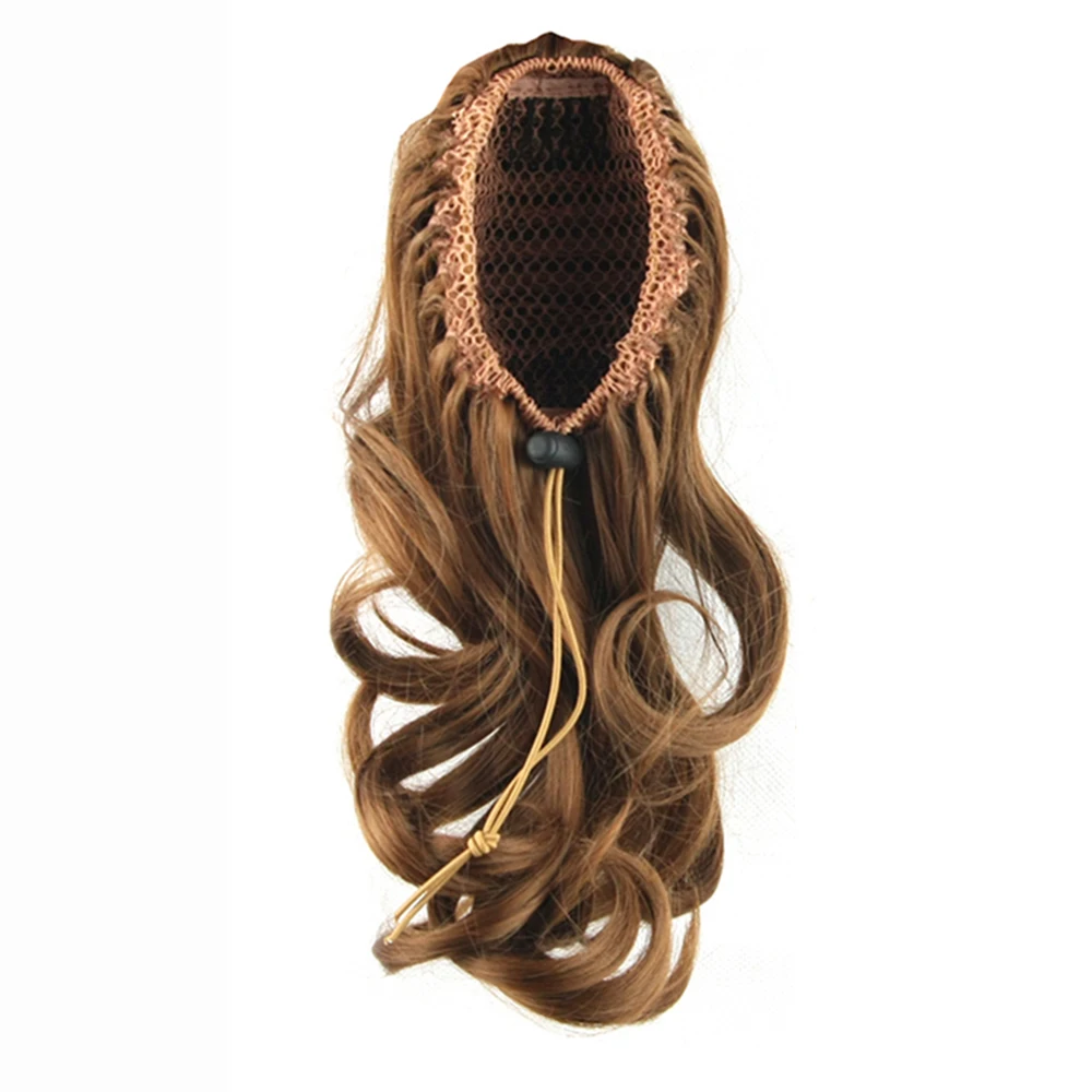 

Soowee 4 Colors Wavy High Temperature Fiber Synthetic Hair Ponytail Little Pony Tail Hair Extensions Hair Bun Hairpiece