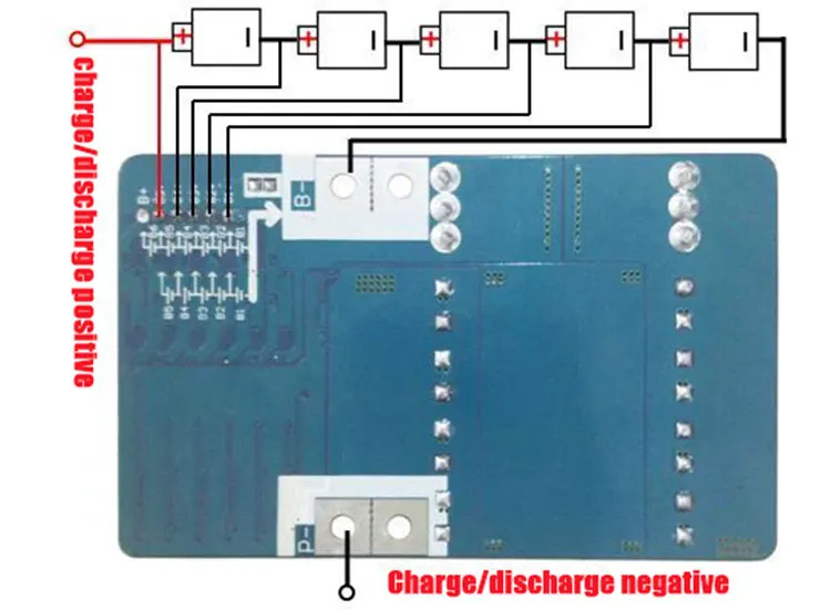 Плата батареи для батарей LicoO2 Limn2O4 li Ion BMS PCM 18 5 В 21 в электрических инструментов с