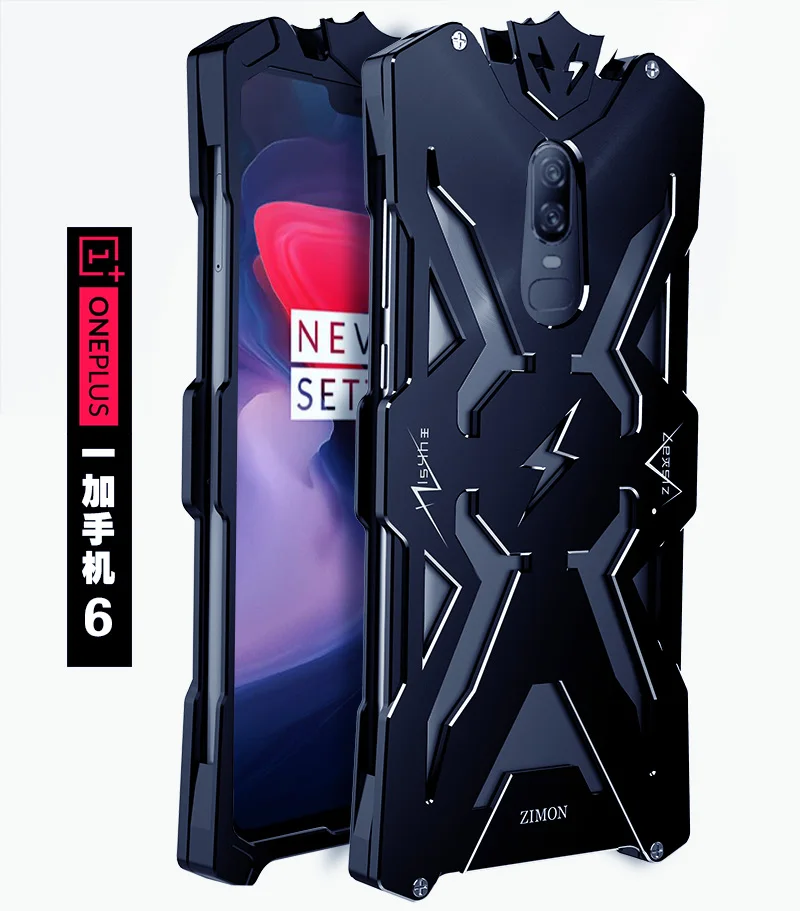 

Aluminum Armor Thor Case For OnePlus 6T OnePlus 6 Case Cover The Flash Iron Man Phone Cases Covers Protective Shell Skin Bag