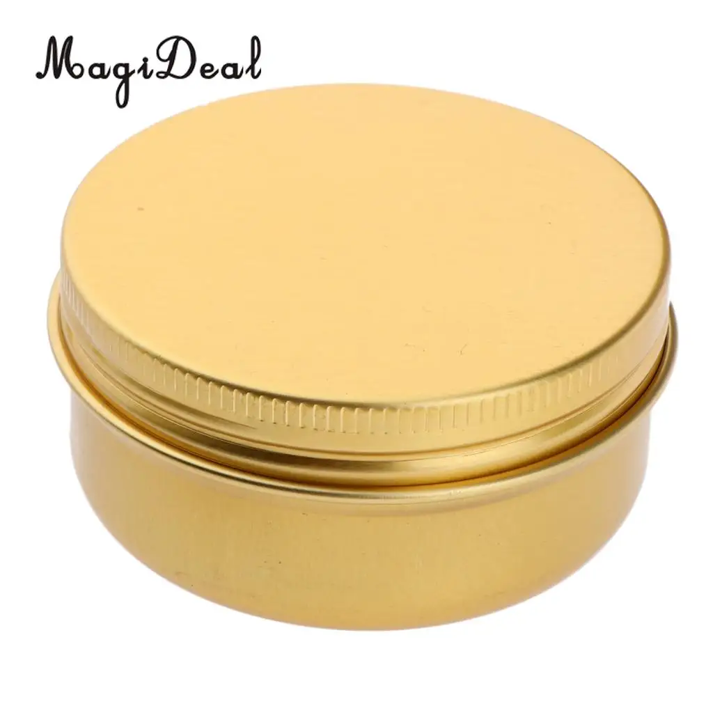 10x Aluminium Makeup Pot Empty Cosmetic Cream Candle Spice Tin Jar 60 150ml