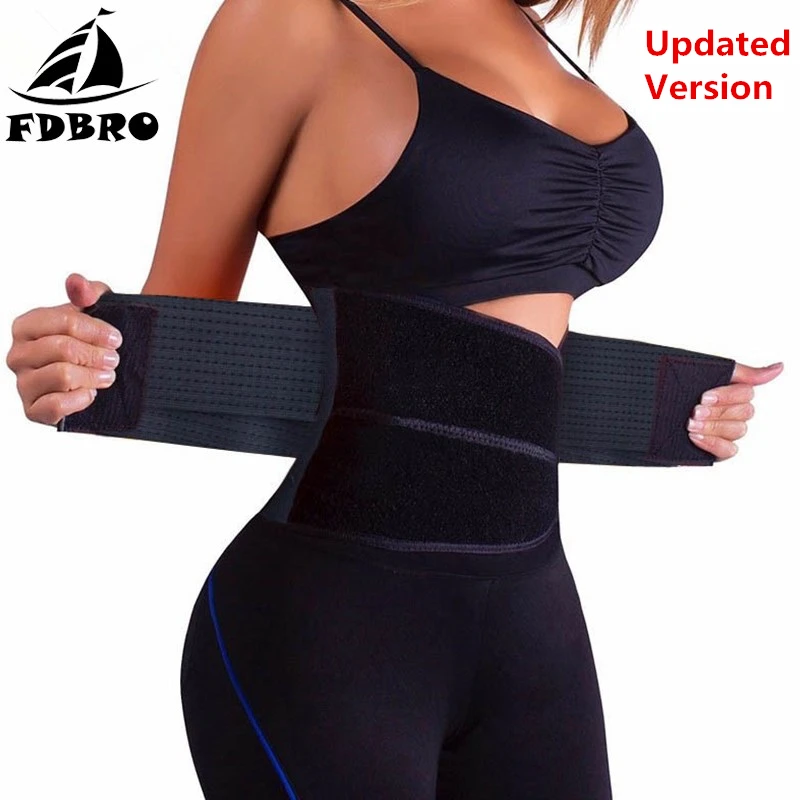 

FDBRO Waist Trainer Sport Belt Slimming Waist Trimmer Gym Fitness Training Belt Sport Corset Shapewear Exercise Waist Support