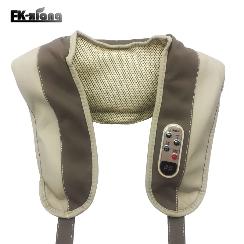 

Neck Massagers FK-Xiang Beat Electric Massage Shawls Cervical Vertebra Massage Belt Neck Shoulder Waist Knock Back Massage Relax