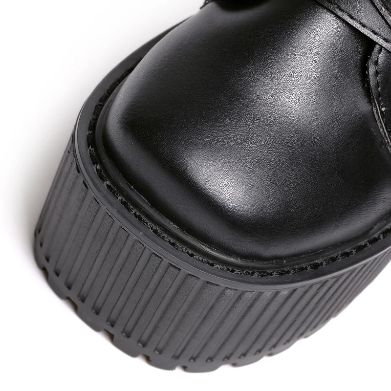 Botas Y Botines Mujer Брендовые дизайнерские ботинки на платформе в стиле рок Ботинки Martin