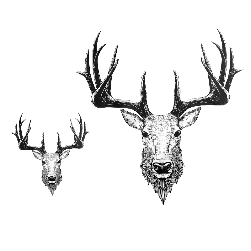 

Deer Heat Transfers Iron On Patches For Jeans T-shirt DIY Craft Stickers Applications For Clothes Decorative Appliques 47121
