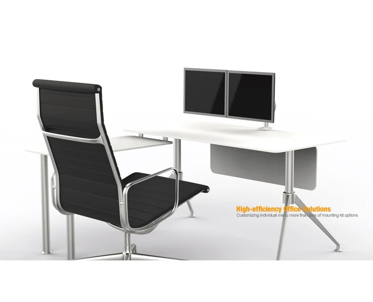 Free Shipping OA-4S Aluminum Desktop Double Arm