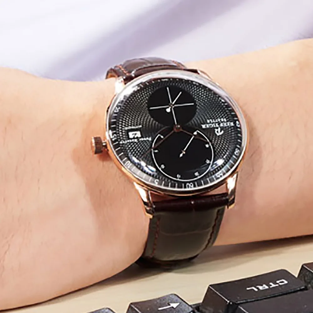 Часы мужские с ремешком из натуральной кожи RGA82B0|Механические часы| |